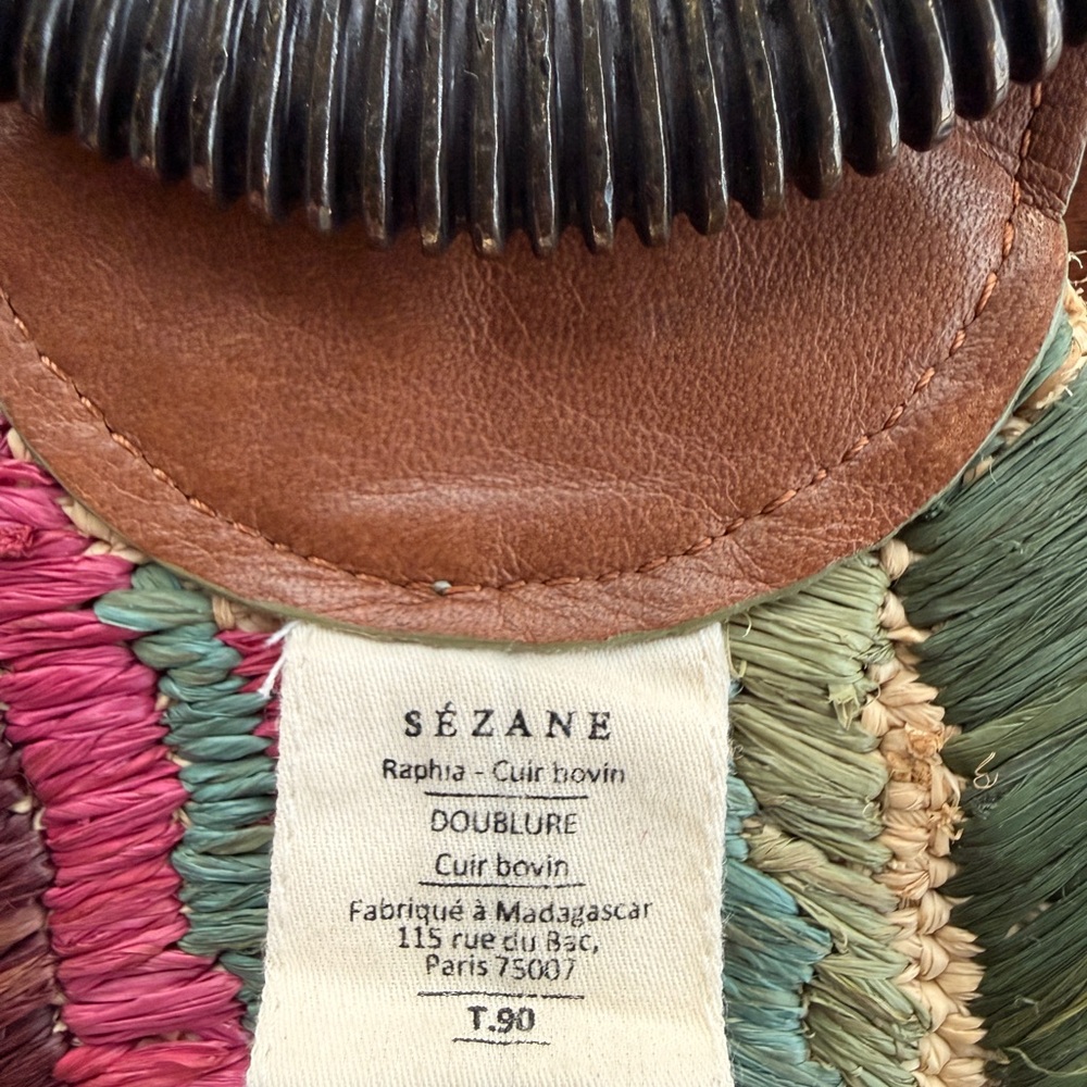Sezane Carlie Belt Vert Multi - Size 90 - Picture 4 of 6